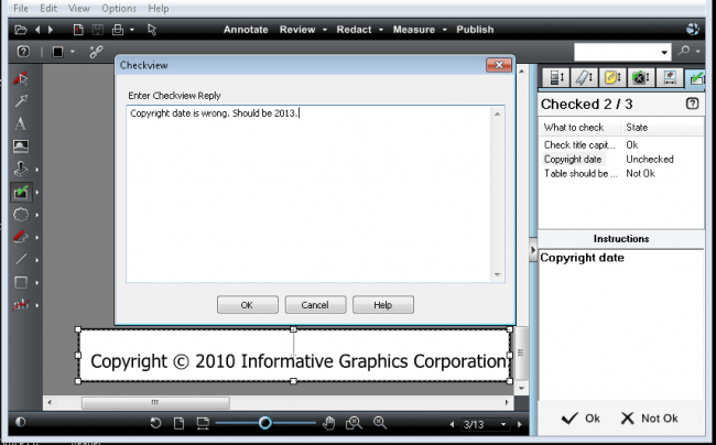 Brava viewer checkview tool