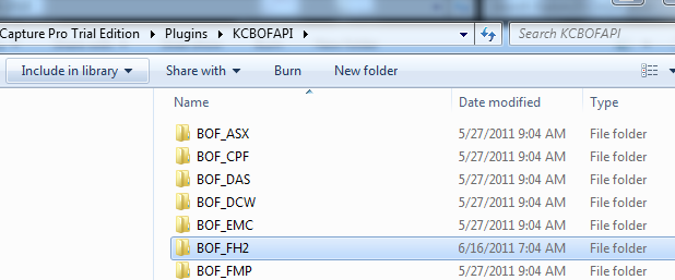 Kodak Capture Pro folder setup
