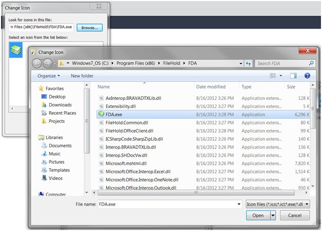 Send to FileHold from Windows Explorer