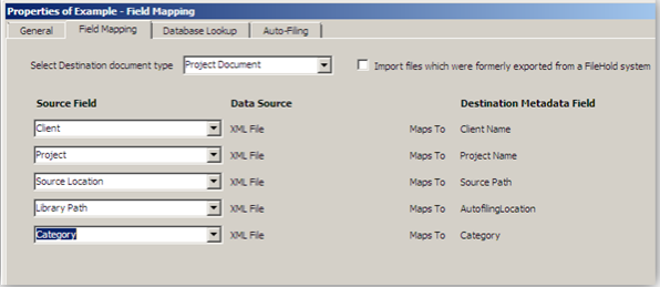 Manage import settings for importing shared drive files example