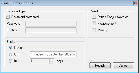 Brava viewer visual rights options