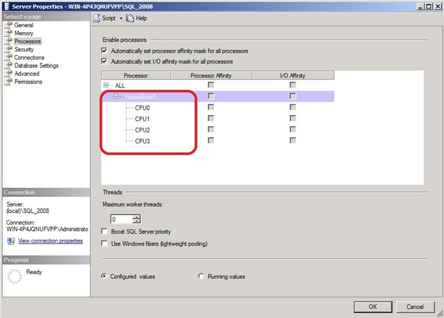 Microsoft SQL Server temp db tuning