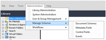 FDA library administration functions